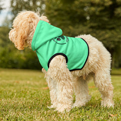 Pet Hoodie — Mint 'Happy Critters Corner' Paw Print Dog & Cat Hoodie