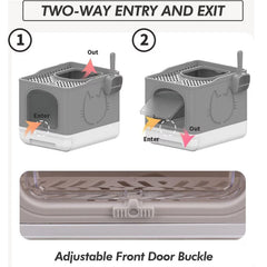 Go Fresh-  Portable Foldable Cat Litter Box