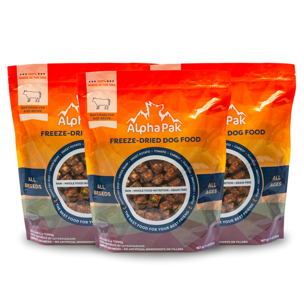 Premium Beef Freeze-Dried Raw Dog Food