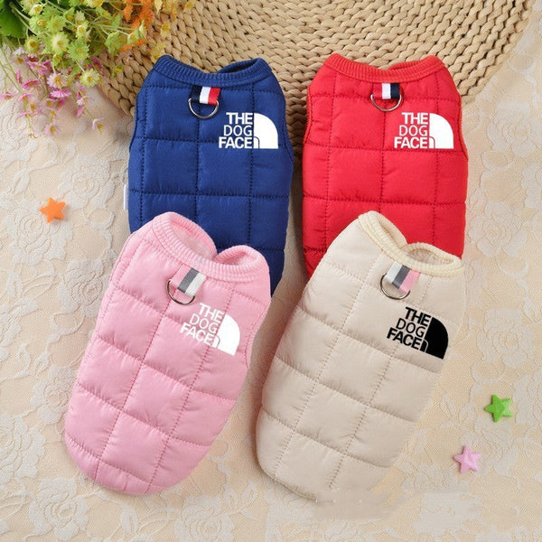 Winter Cotton Dog Vest Jacket – Warm Pet Clothing