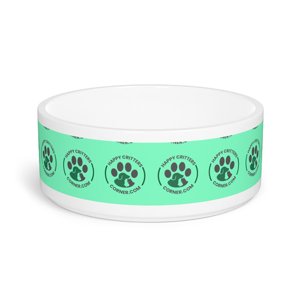 Happy Critters Corner Pet Bowl