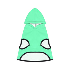 Pet Hoodie — Mint 'Happy Critters Corner' Paw Print Dog & Cat Hoodie