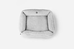 Chester & Lee | Furry Sleeper Dog Bed Gray