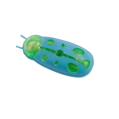 Pet Interactive Mini Electric Bug Cat Toy Kitten Escape Obstacle Automatic Flip Toy Battery Operated Vibration Beetle Supplies