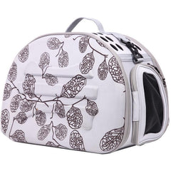 Pet Life ® 'Narrow Shelled' Lightweight Collapsible Military Grade Fashion Designer Travel Pet Dog Carrier Crate